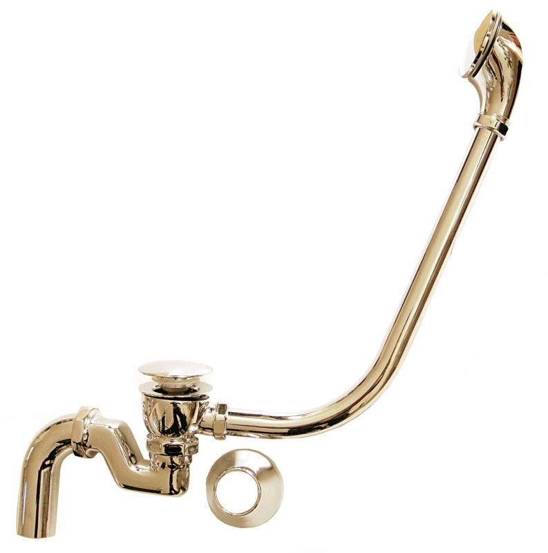 Syfon do wanny wolnostojącej złoty