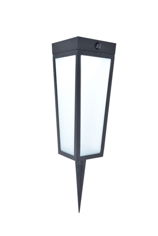 Lampa gruntowa wbijana Lutec Dias czarno-biała LED 8.4W 2600K-6000K 900lm czujnik ruchu IP44 wym: 48,4 x 12,2 cm - 1 szt.