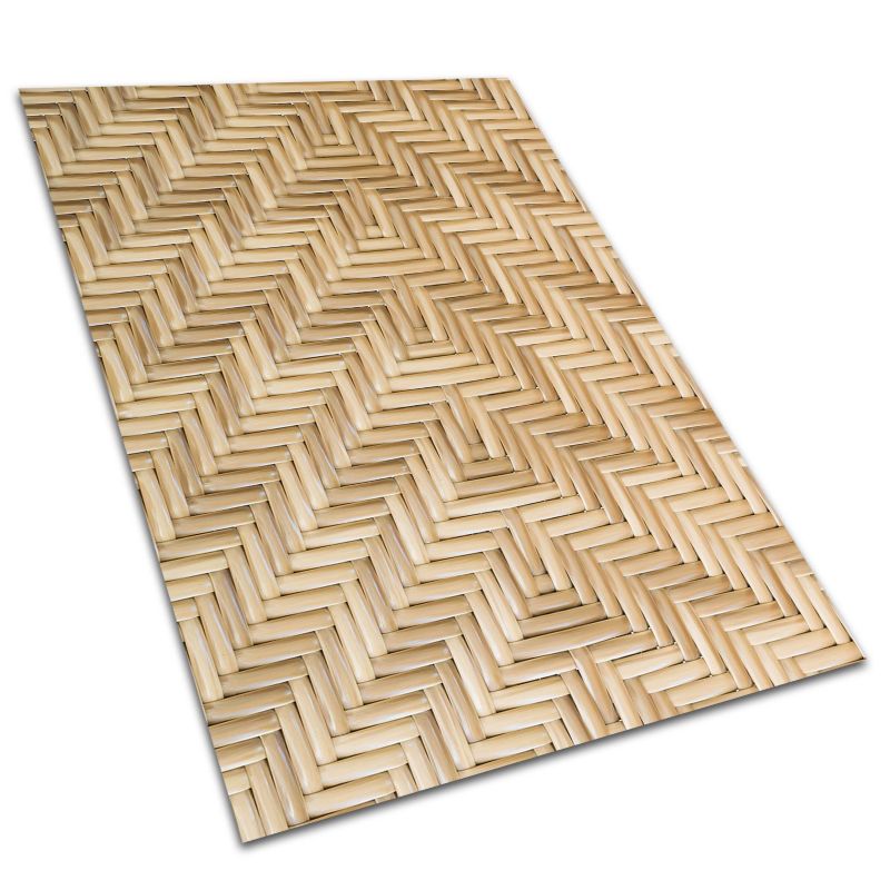 Dywan tarasowy Tulup 80x120 cm Chroni podłogę Wiklinowa tekstura 1 szt.