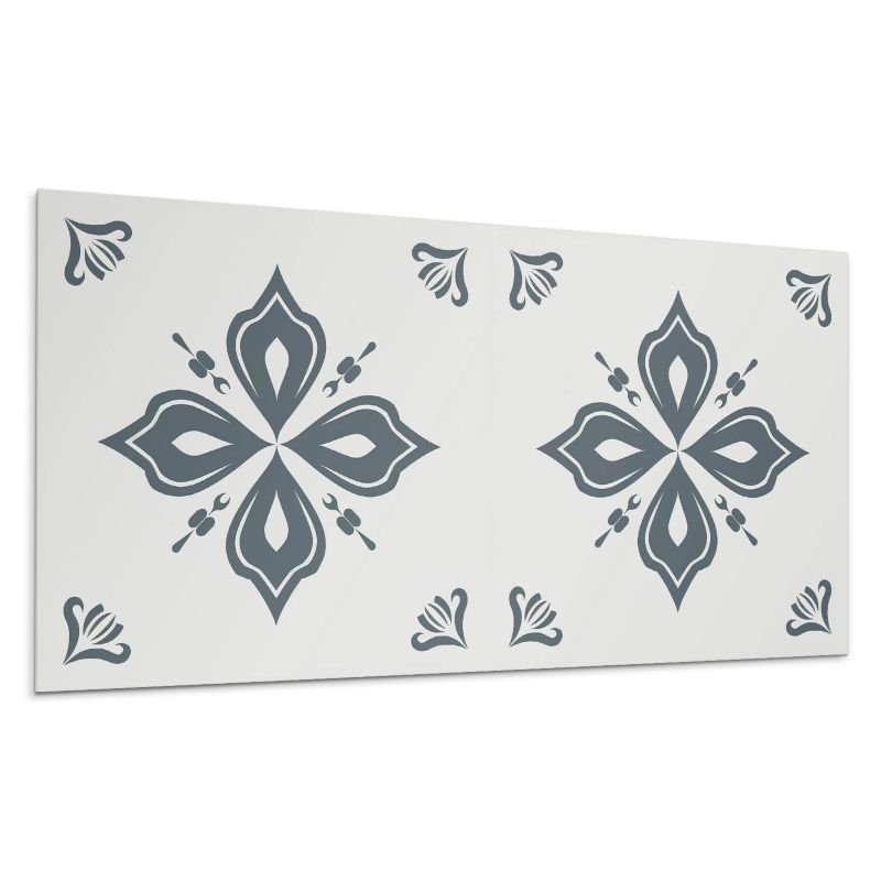 Kafelki samoprzylepne Wallfluent 60x30 cm Kwiaty w formie krzyża 6 szt.