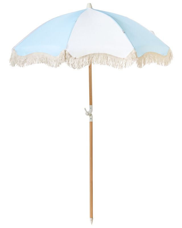 Parasol ogrodowy 155 cm Mondello Błękitny 1 szt.