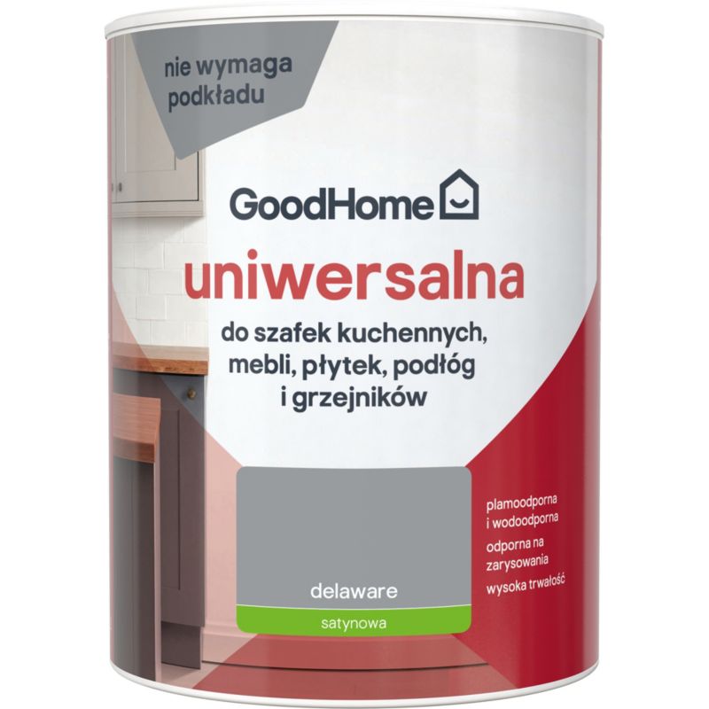 Farba uniwersalna GoodHome Reno delaware satyna 0,75 l