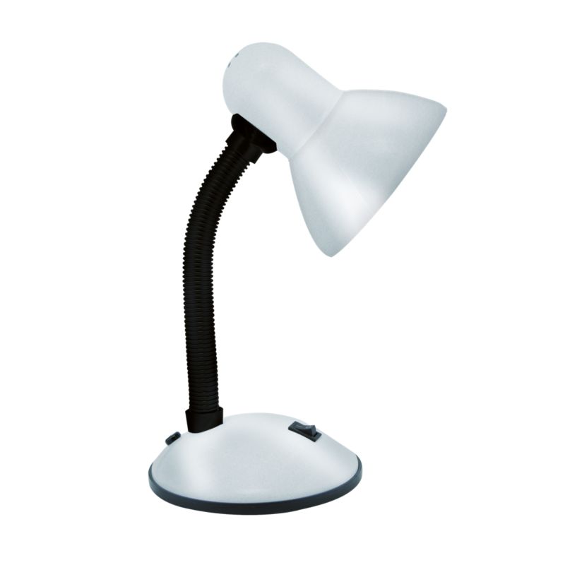 Lampa biurkowa Struhm Tola 1 x E27 srebrna