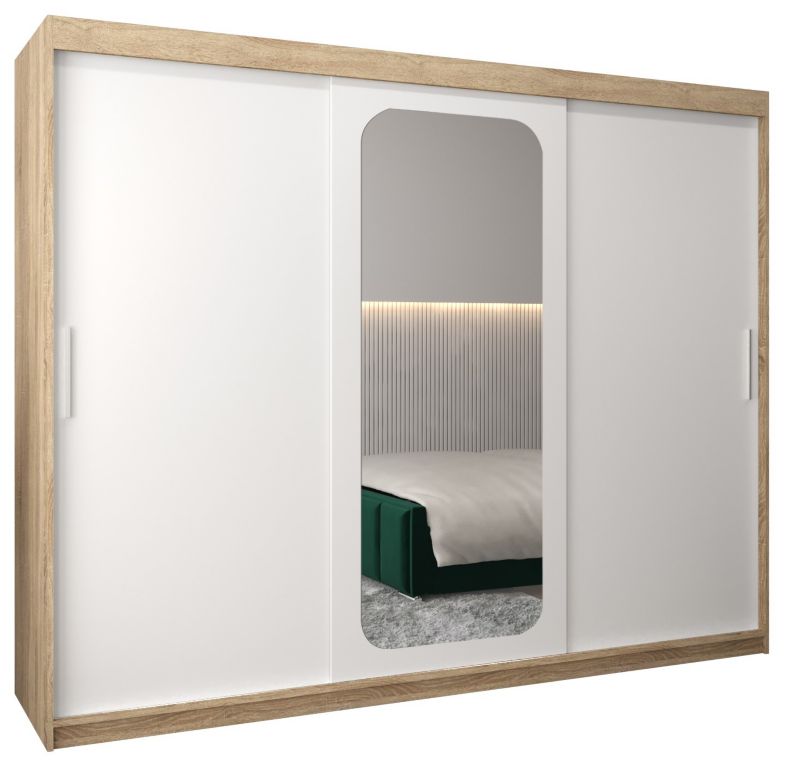 Szafa przesuwna Garderoba Abiks PROMO T2 250 sonoma/biały 1 szt.