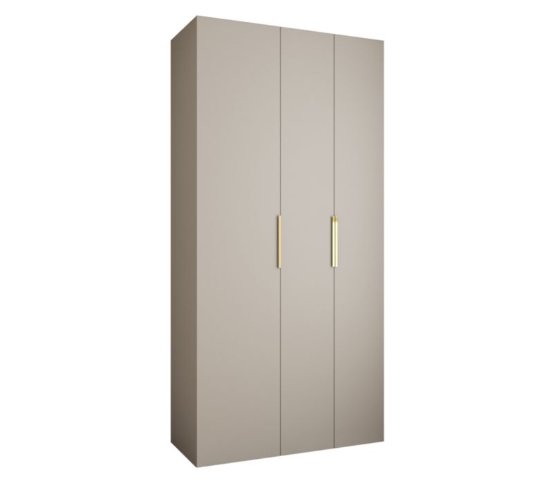 Szafa uchylna Garderoba COMO 4 120 (kaszmir/złoty)
