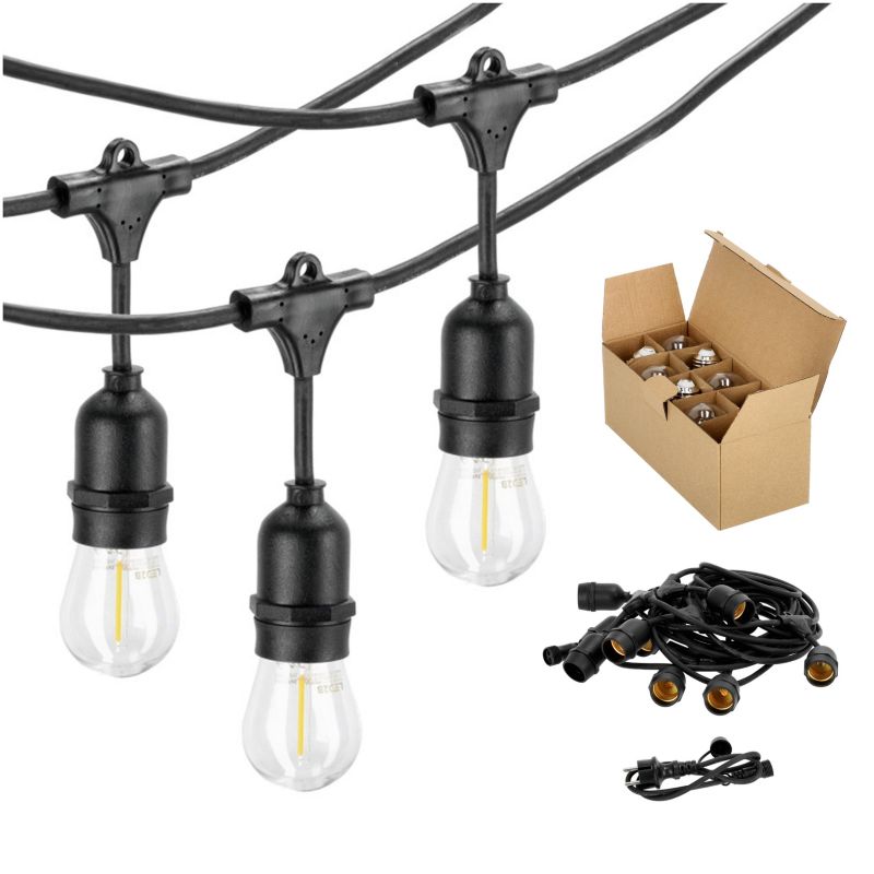 Girlanda ogrodowa LLs 10m+10x żarówek 1W E27 1kpl.