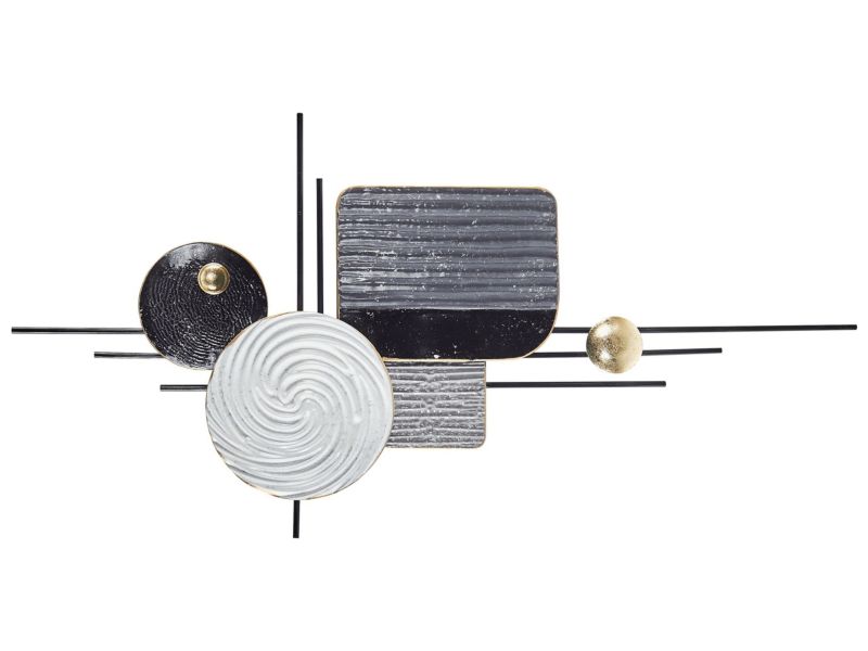 Dekoracja ścienna Ovar Metal Szary 50 cm 1 szt.