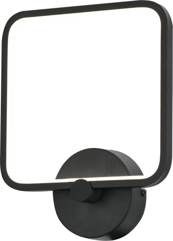 Kinkiet Anaya kwadratowy 640 lm 4000 K czarny