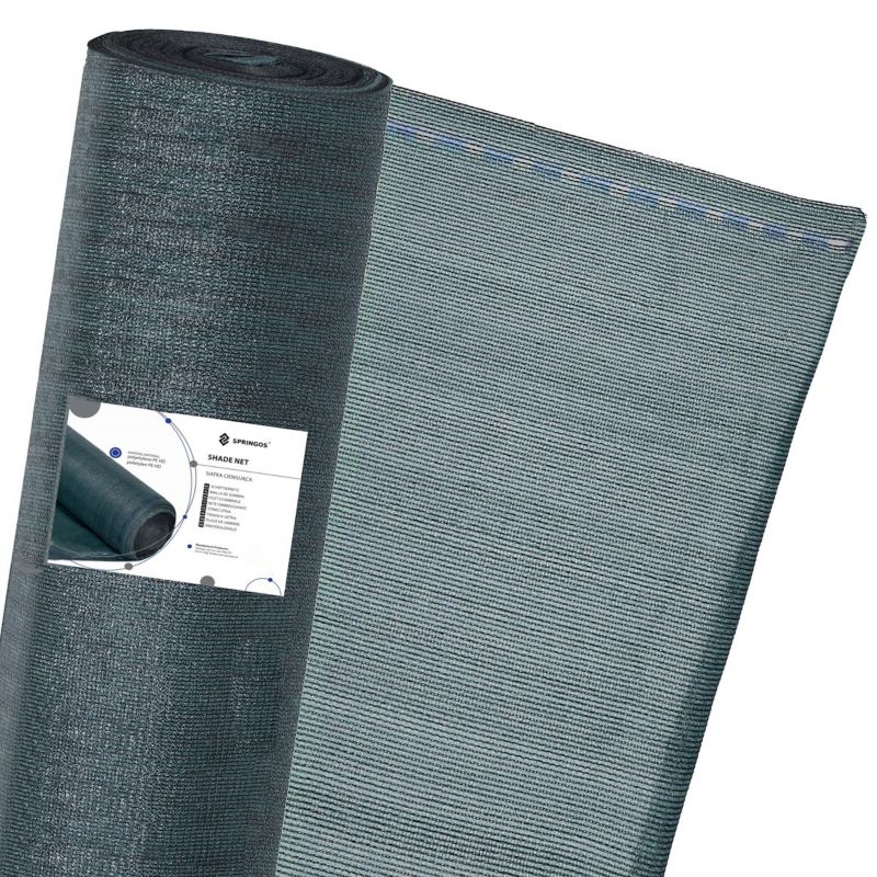 Siatka cieniująca Springos 90% osłonowa 1,5x50m zielona 1 szt.