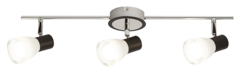 Lampa sufitowa wisząca Rabalux Ati czarno-biała wym: 16,5 x 56 x 11 cm 3xE14 x 1 szt.