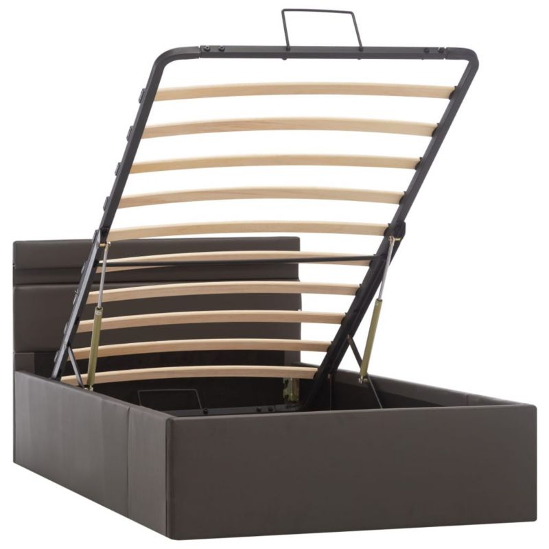 Łóżko tapicerowane WaszeMeble 90x200 cm szara WM-285552 1 szt.