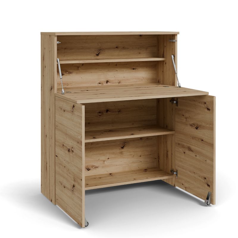 Biurko rozkładane VERTO - kolor dąb Artisan 1 szt.