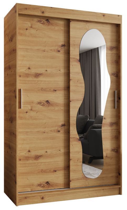 Szafa przesuwna Garderoba Abiks ULTRA 120 dąb artisan 1szt.