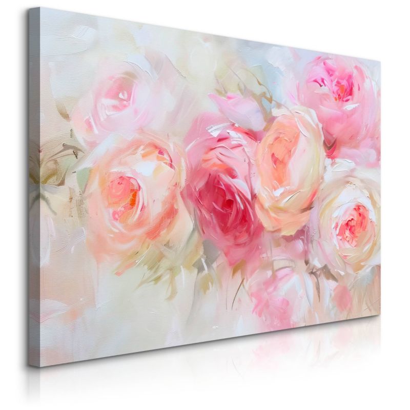 Obraz Muralo Róże Kwiaty Natura Rośliny 100x70 cm 1 szt.