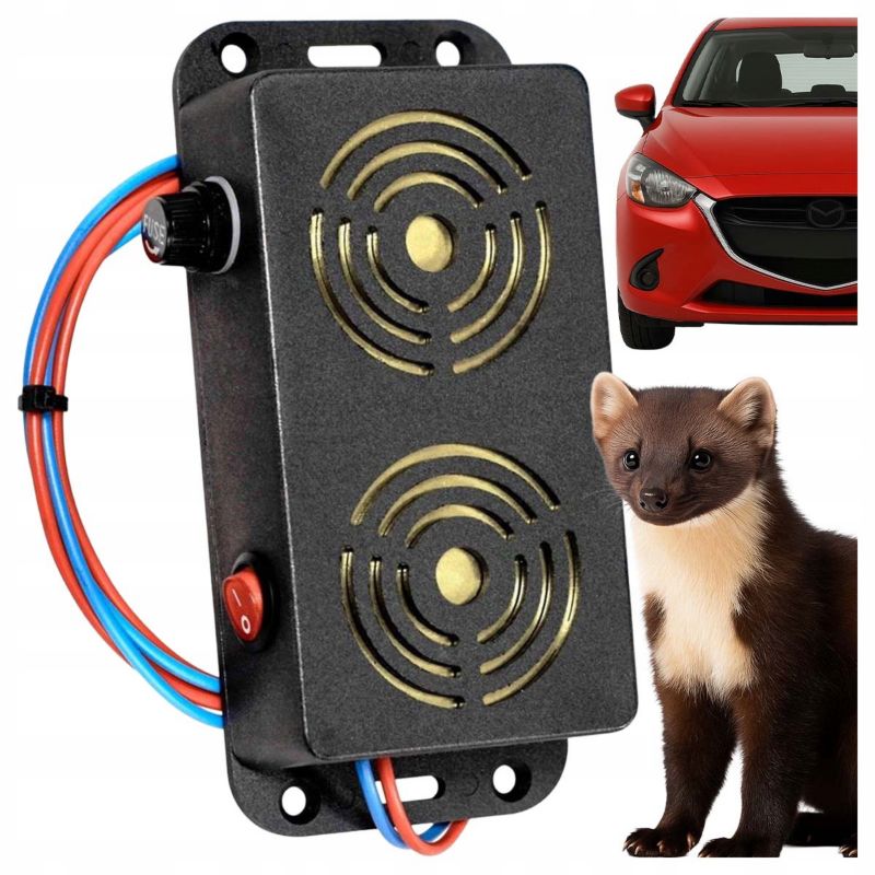 Ultradźwiękowy odstraszacz gryzoni Zielona Łapka na kuny myszy 240m 1 szt.