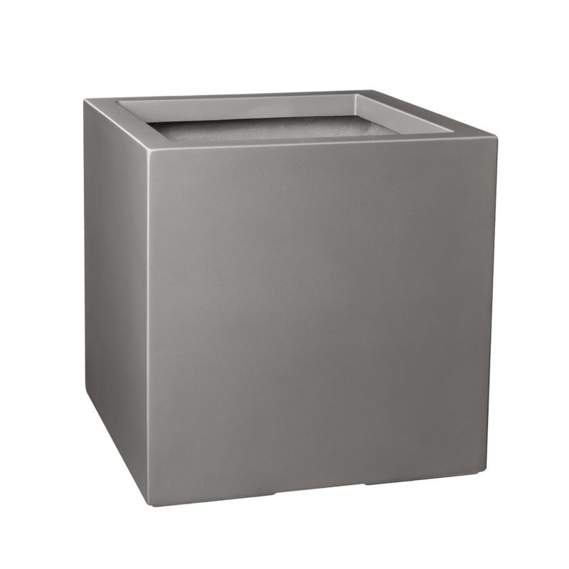 Doniczka Zadora Do Domu Ogrodu Z Włókna Szklanego D992D Szary Mat 1 szt