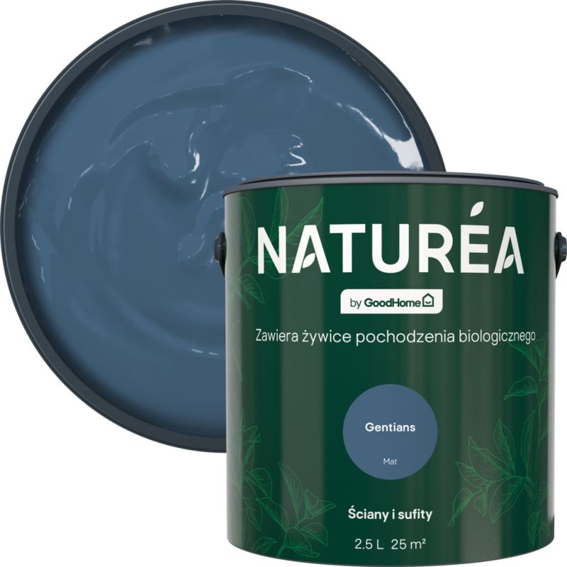 Farba GoodHome Naturea ściany i sufity Gentians mat 2,5 l