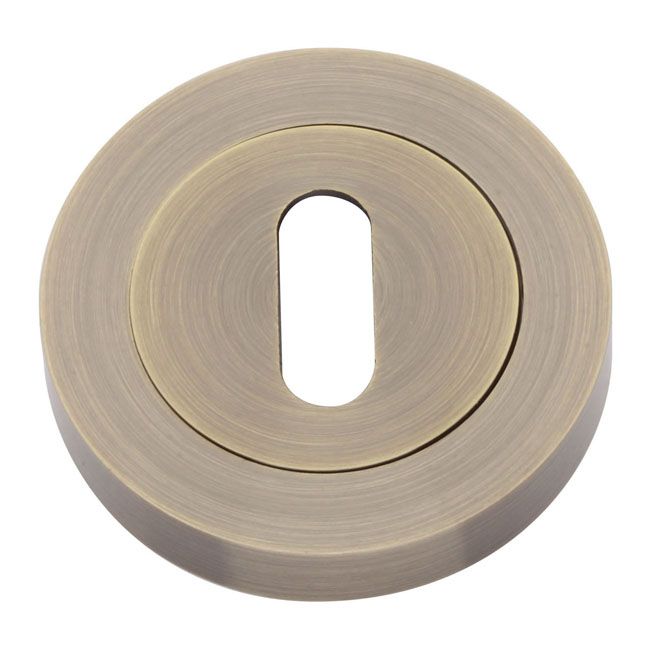 Szyld drzwiowy Gamet Carino dolny na klucz mosiądz antyczny