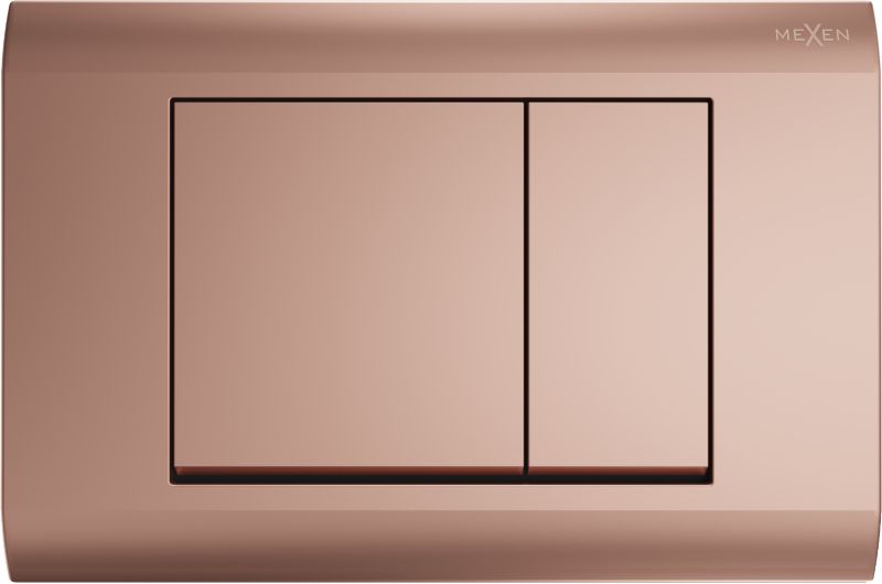 Przycisk spłukujący Mexen Fenix 01 różowe złoto 1 szt.