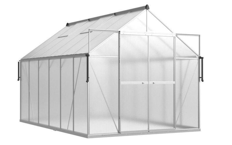 Szklarnia Cultivo z Poliwęglanu Ogrodowa Slide-In solidna Srebrna 1 szt