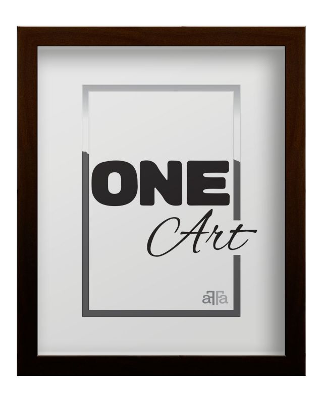 Ramka Hekla wyjątkowa 50x60 MDF plakat brązowy 1szt.