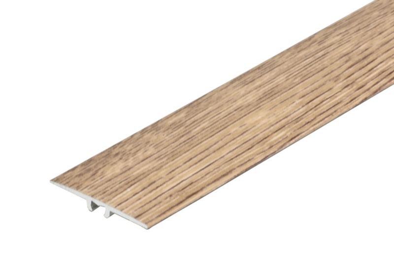 Profil progowy płaski Cezar Dąb Glina 35mm 0,93m aluminiowy 1 szt.