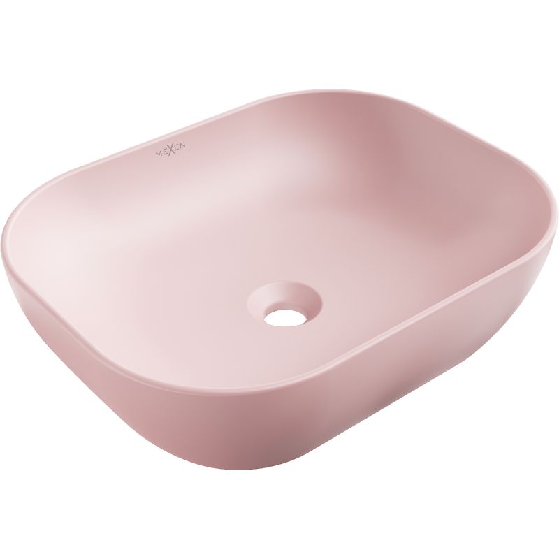 Umywalka nablatowa Mexen Rosa różowa 50,5x40,5 cm 1 szt.