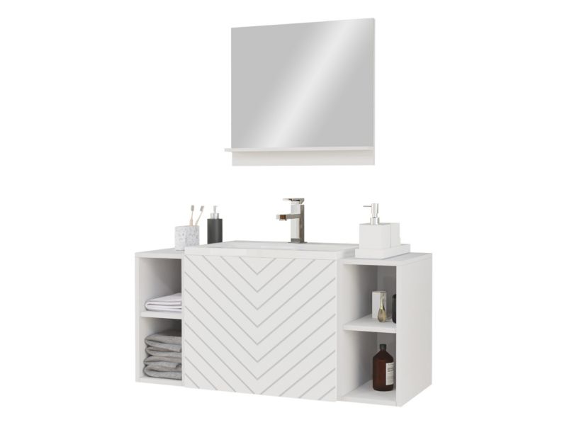 Meble łazienkowe MIRJAN 24 Nexso IX biały 1 kpl.