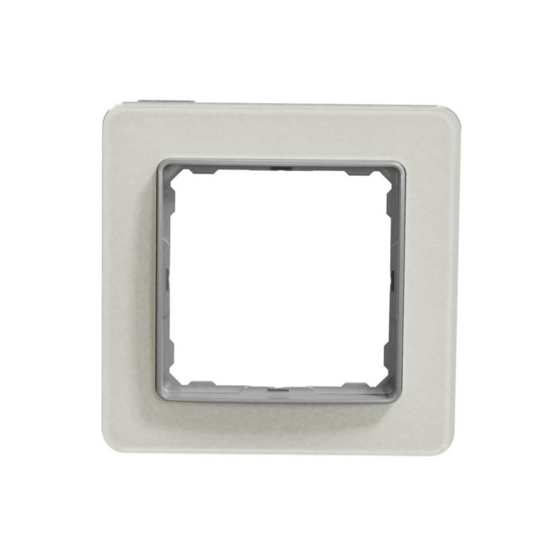 Ramka pojedyncza Schneider Electric Sedna Design&Elements szklana biała