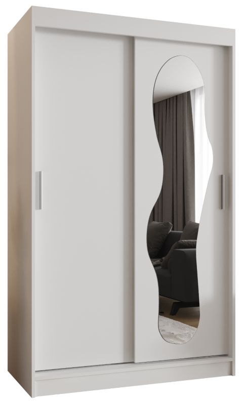 Szafa przesuwna Garderoba Abiks ULTRA 120 biały mat 1szt.