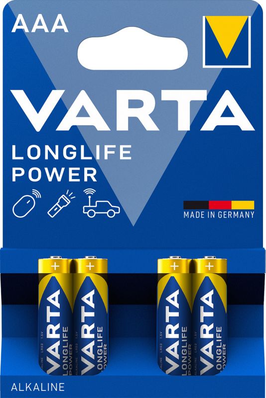 Baterie VARTA Longlife Power AAA 4 szt.