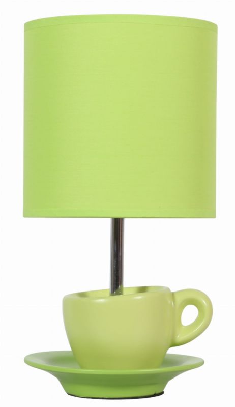 Lampka stołowa Candellux Cynka zielona 1 x E27 x 60W IP20 wym: 31 x 16 x 16 cm ceramika - 1 szt.
