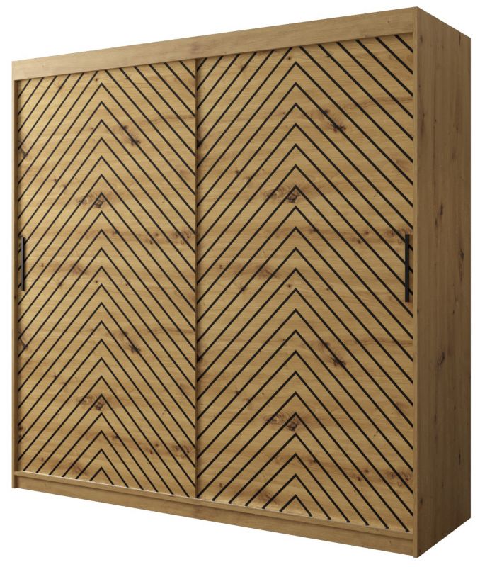 Szafa przesuwna Garderoba Abiks Jodełka 1 200 artisan + artisan 1 szt.