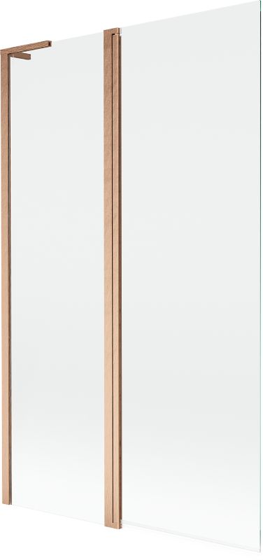 Parawan nawannowy Mexen Mist L miedź szczotkowana 110 x 150 cm 2-skrzydłowy 1 szt