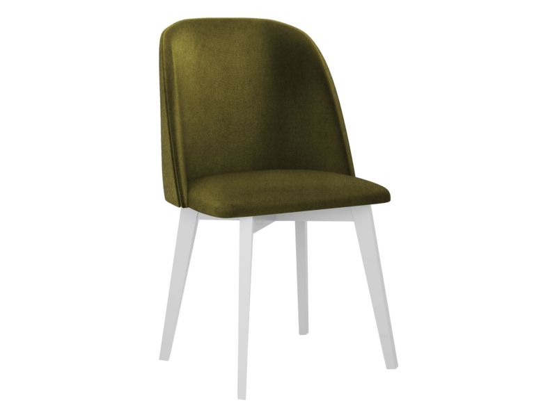 Krzesło MIRJAN 24 Monti 3 biały/ciemna oliwka 1 szt.