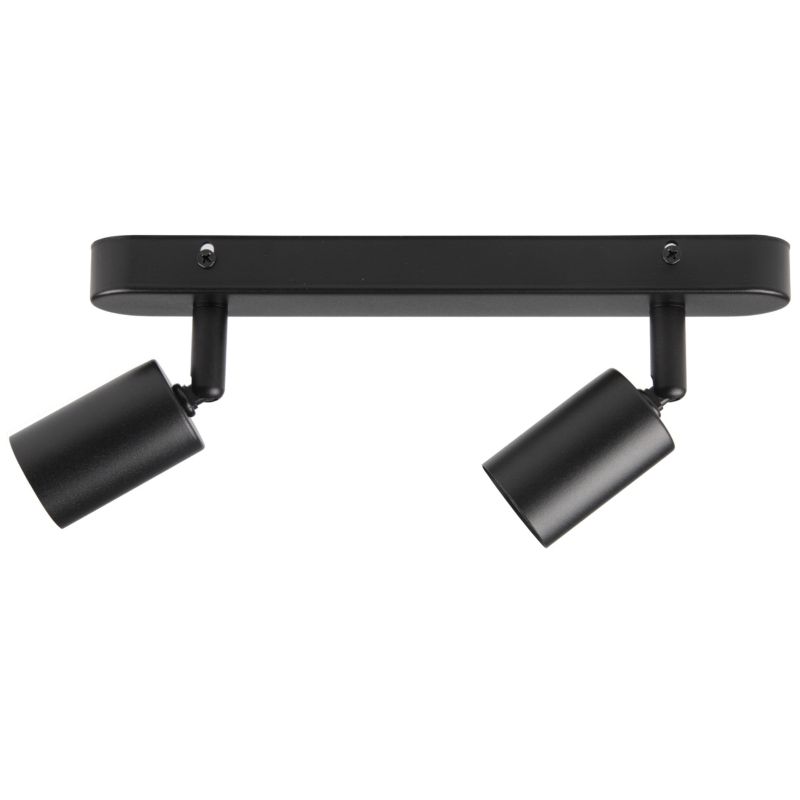 Lampa sufitowa 2x E27 LED MasterLED Eos 26cm IP20 ruchoma czarna kinkiet oprawa 1 szt.