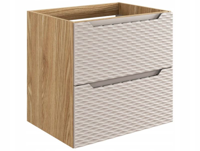 Szafka łazienkowa Furnidea 60 cm wisząca pod umywalkę beżowa Ocean 1 szt.