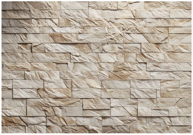 Fototapeta WALLARENA Do Sypialni Salonu Na Flizelinie Cegła Kamień 400x280 cm 1 szt.