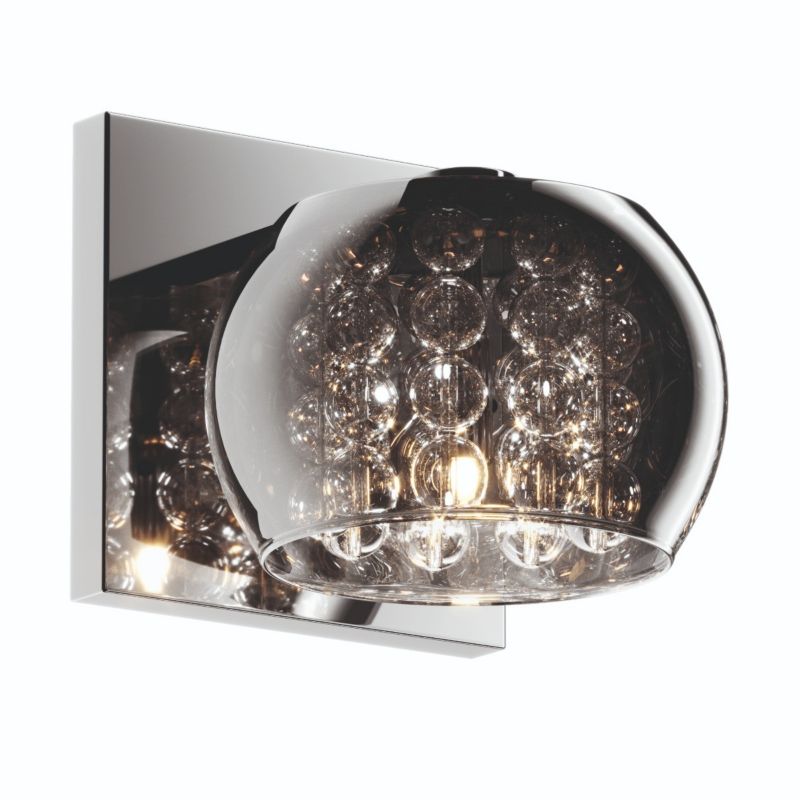 Kinkiet ścienny Zuma Line Crystal chromowany srebrny-przezroczysty 1 x G9 x 42W IP20 wym: 16 x 13 cm - 1 szt.