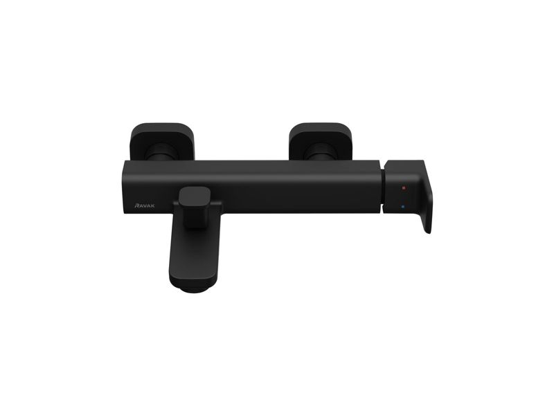 Bateria wannowa naścienna Ravak 10 Free TD F 022.20 czarna 1 szt