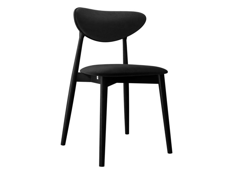 Krzesło MIRJAN 24 tapicerowane KT65/C czarny aksamit 1 szt.