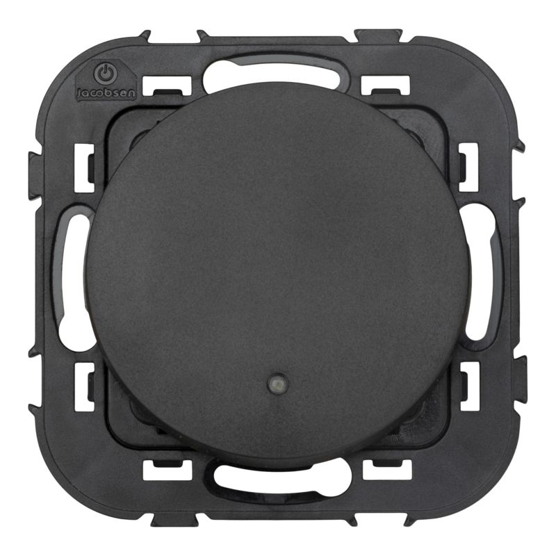 Łącznik pojedynczy z podświetleniem Jacobsen Espen czarny