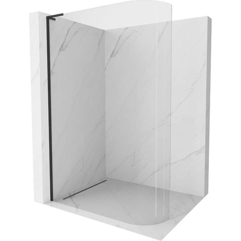 Ścianka prysznicowa walk-in Mexen Kioto L czarna transparent 80 x 200 cm 800-080-103-70-06 1 szt.
