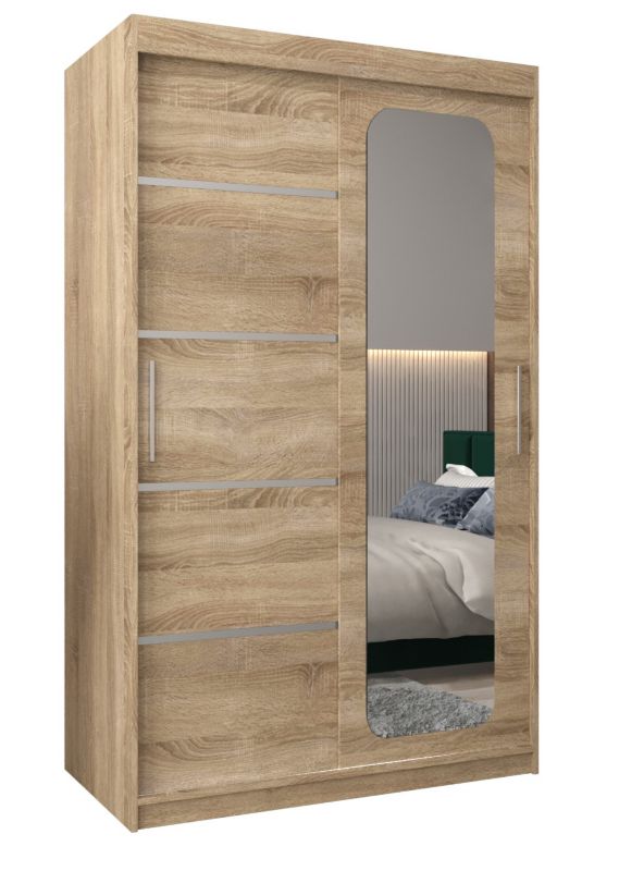 Szafa przesuwna Garderoba Abiks PROMO V2 120 sonoma/sonoma 1 szt.