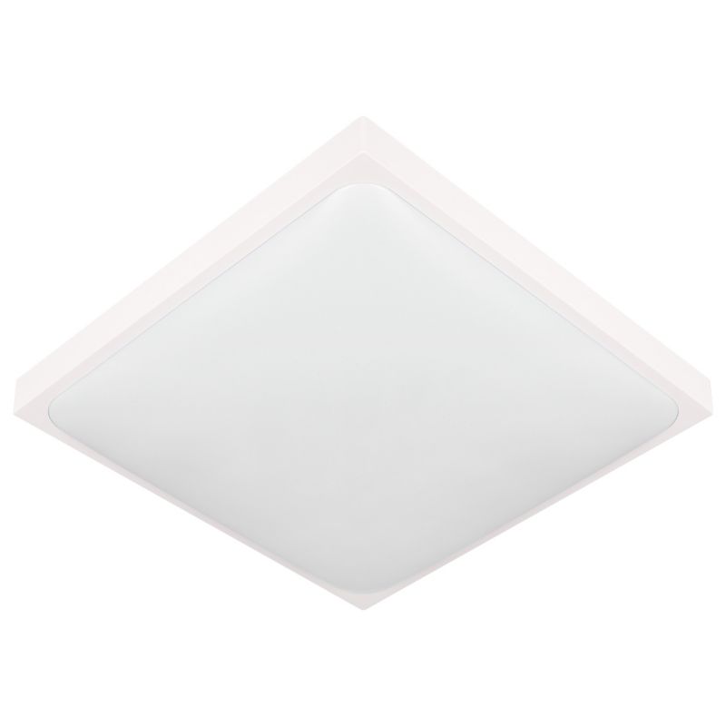 Plafon MasterLED Luvo 2x E27 czujnik ruchu DIP 30,5 cm IP44 kwadratowy biały 1 szt.