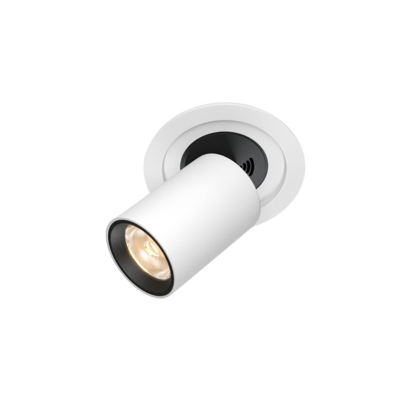 Oprawa sufitowa wpuszczana Maytoni Hidden biała LED 10W 3000K 780lm ruchoma IP20 wym: 9,7 x 9 x 9 cm okrągła - 1 szt.