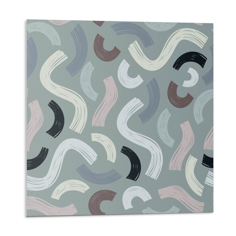 Kafelki samoprzylepne Wallfluent 50x50 cm Abstrakcyjny wzór fal i linii 4 szt.