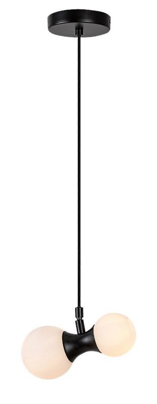 Lampa wisząca Rabalux Lition 2999 czarno-biała minimalistyczna 2xG9 x 1 szt.