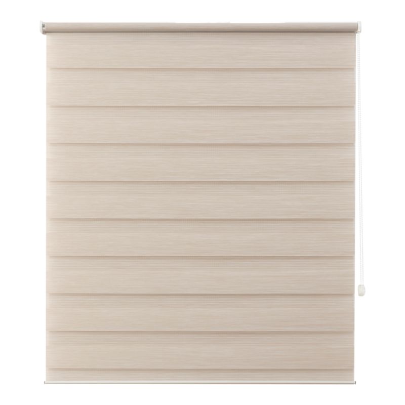 Roleta dzień/noc GoodHome Elin 137,3 x 160 cm jasnobeżowa