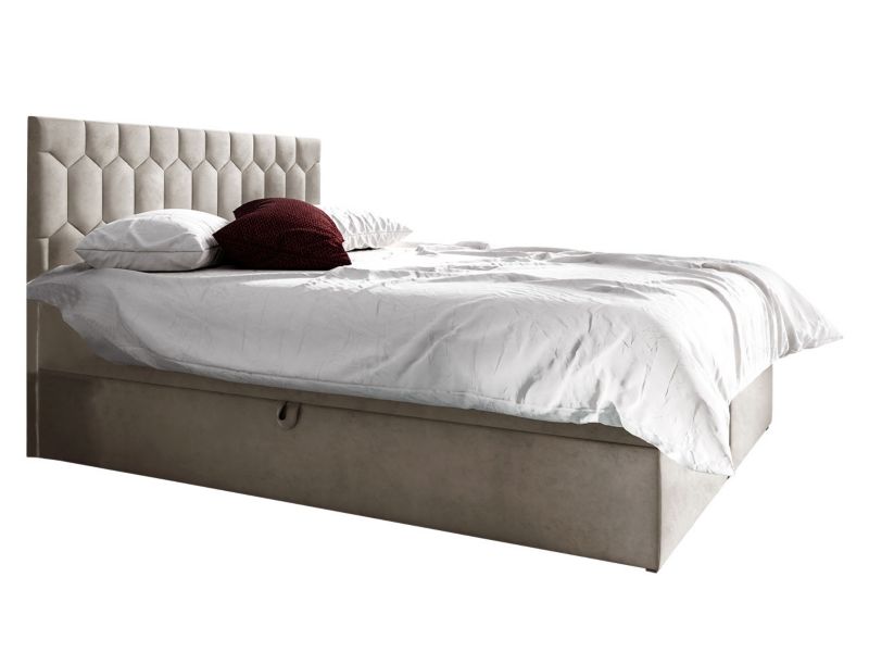 Łóżko kontynentalne MIRJAN 24 Top M24 160x200 beżowy 1 szt.